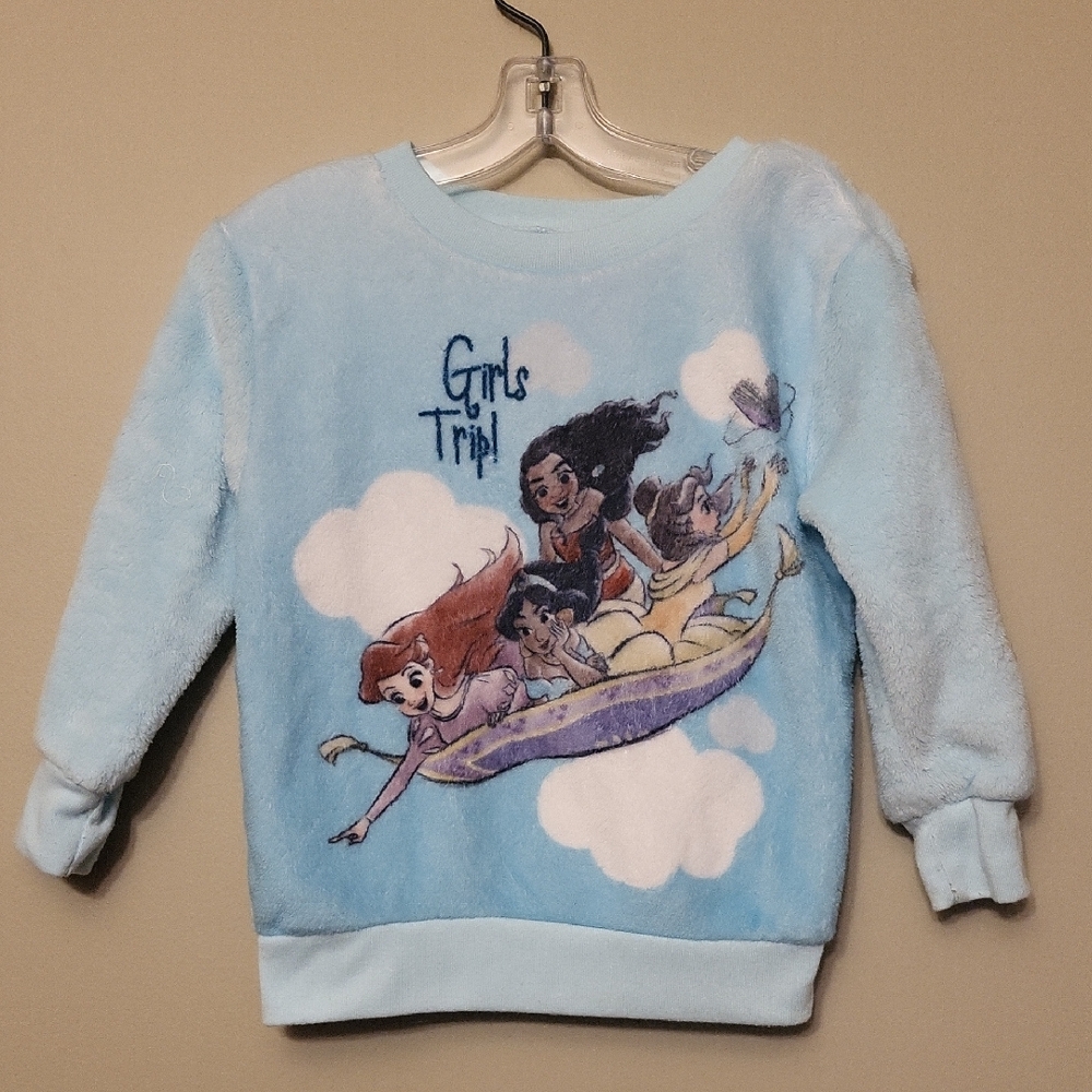 Disney Princess soft blue pajama top